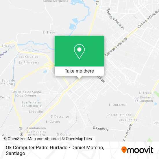 Ok Computer Padre Hurtado - Daniel Moreno map