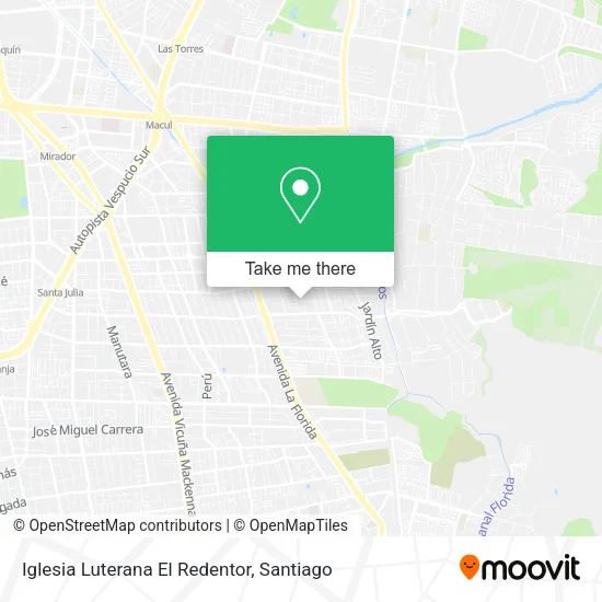 Iglesia Luterana El Redentor map