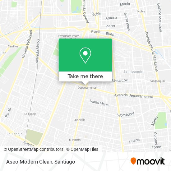 Mapa de Aseo Modern Clean