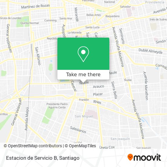 Estacion de Servicio B map
