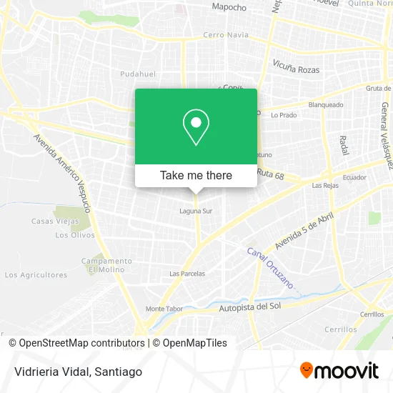 Vidrieria Vidal map
