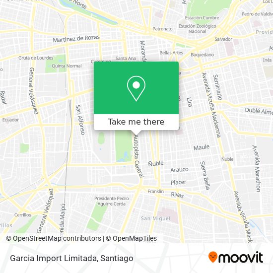 Garcia Import Limitada map