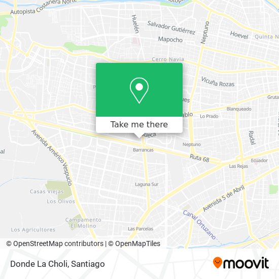 Donde La Choli map