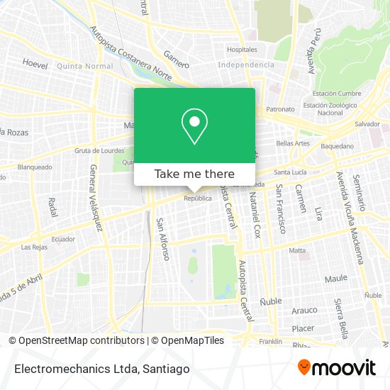 Electromechanics Ltda map