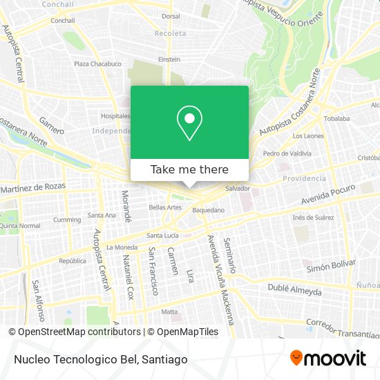 Nucleo Tecnologico Bel map