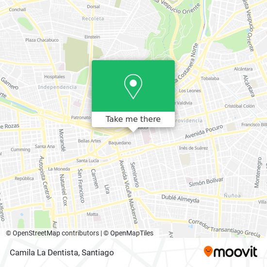 Camila La Dentista map