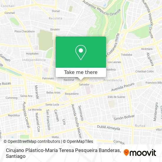 Cirujano Plástico-María Teresa Pesqueira Banderas map