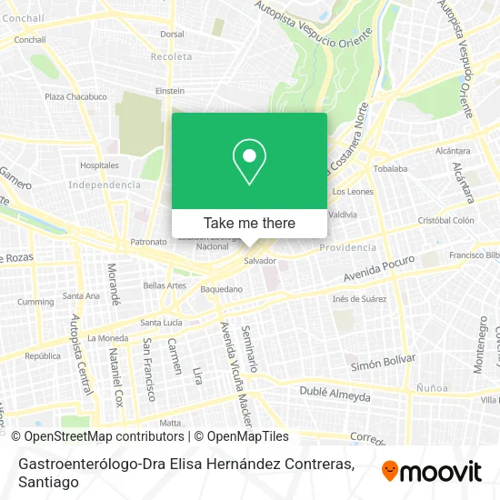 Gastroenterólogo-Dra Elisa Hernández Contreras map