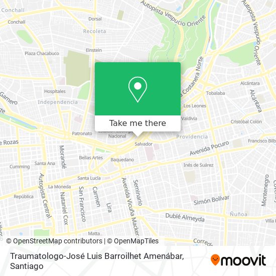 Traumatologo-José Luis Barroilhet Amenábar map