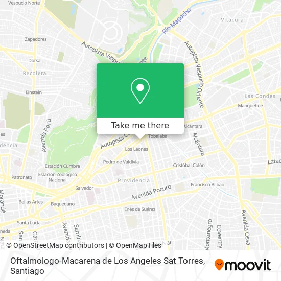 Oftalmologo-Macarena de Los Angeles Sat Torres map