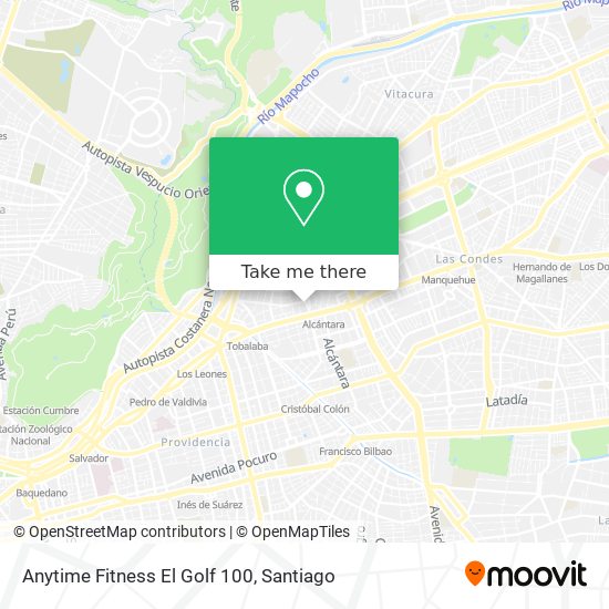 Anytime Fitness El Golf 100 map