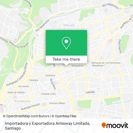 Importadora y Exportadora Amisway Limitada map