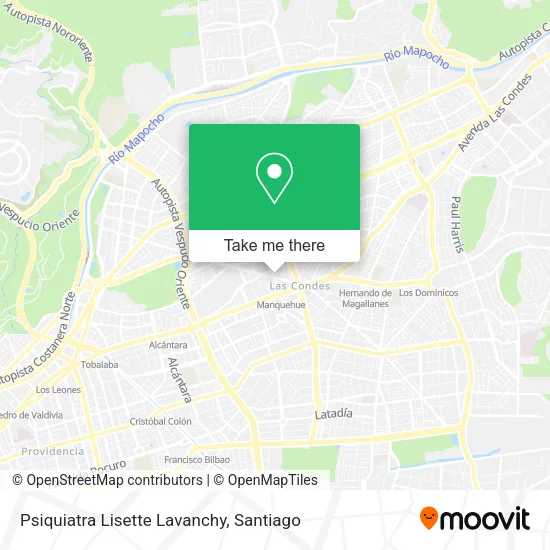 Psiquiatra Lisette Lavanchy map