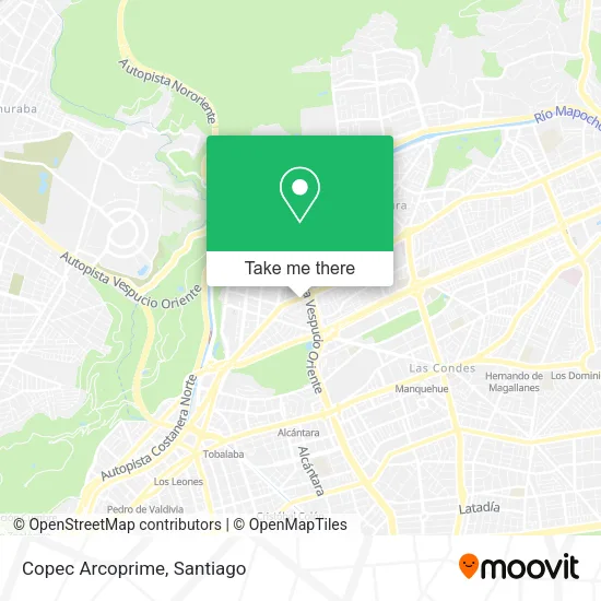 Copec Arcoprime map