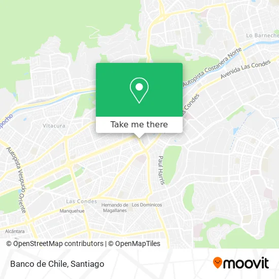 Banco de Chile map