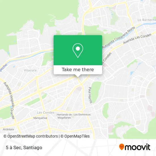 5 à Sec map