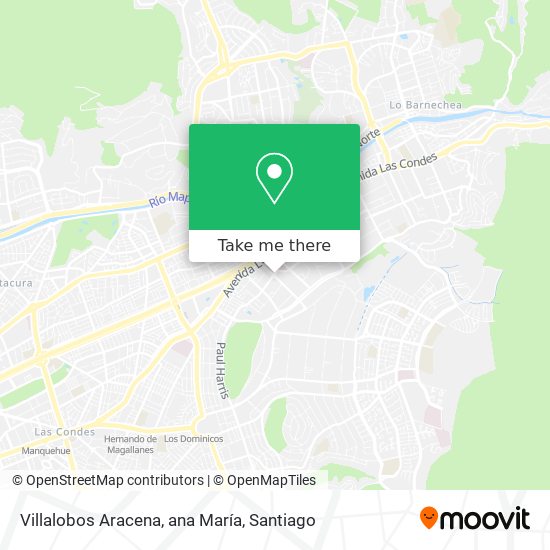 Villalobos Aracena, ana María map