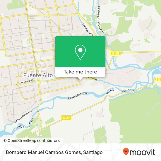Bombero Manuel Campos Gomes map