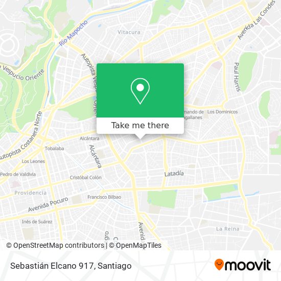 Sebastián Elcano 917 map