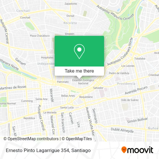 Ernesto Pinto Lagarrigue 354 map