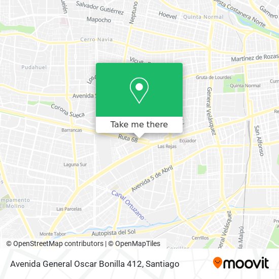 Avenida General Oscar Bonilla 412 map