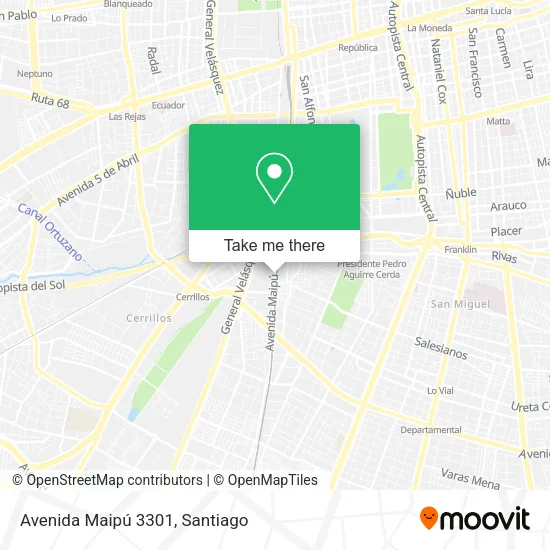 Avenida Maipú 3301 map