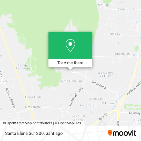 Santa Elena Sur 200 map