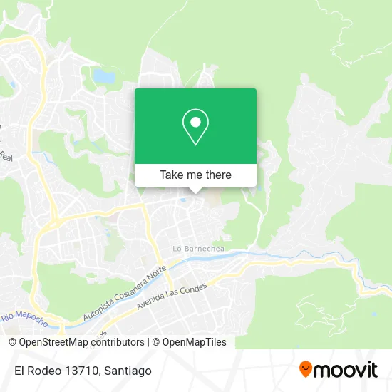 El Rodeo 13710 map