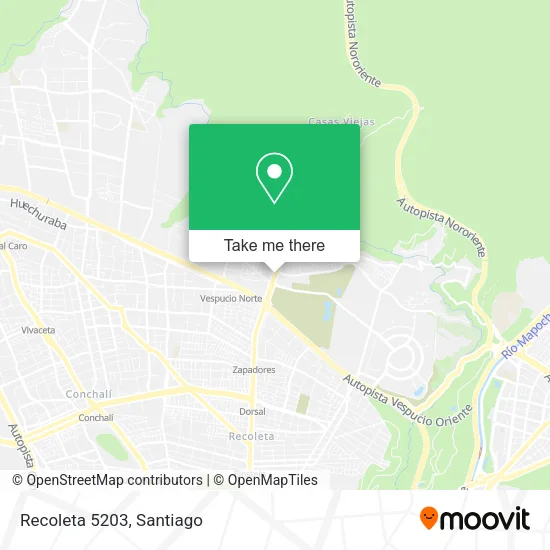 Recoleta 5203 map