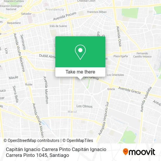 Capitán Ignacio Carrera Pinto Capitán Ignacio Carrera Pinto 1045 map