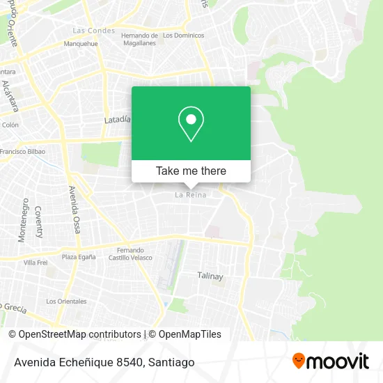 Avenida Echeñique 8540 map