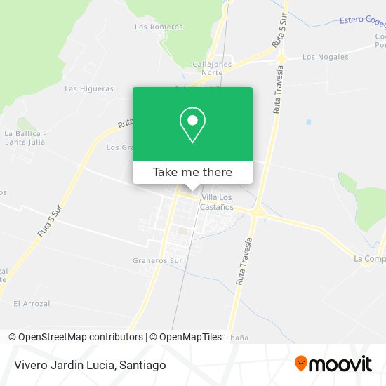 Mapa de Vivero Jardin Lucia