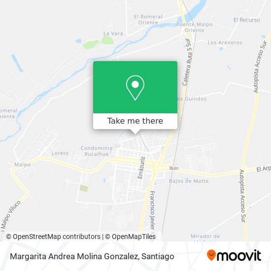 Margarita Andrea Molina Gonzalez map