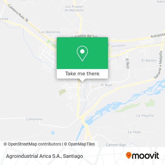 Agroindustrial Arica S.A. map