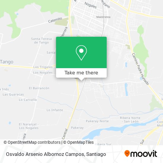 Osvaldo Arsenio Albornoz Campos map