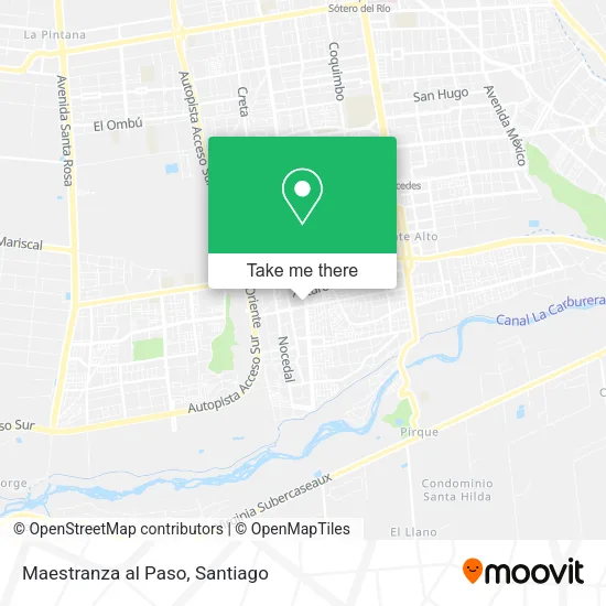 Maestranza al Paso map