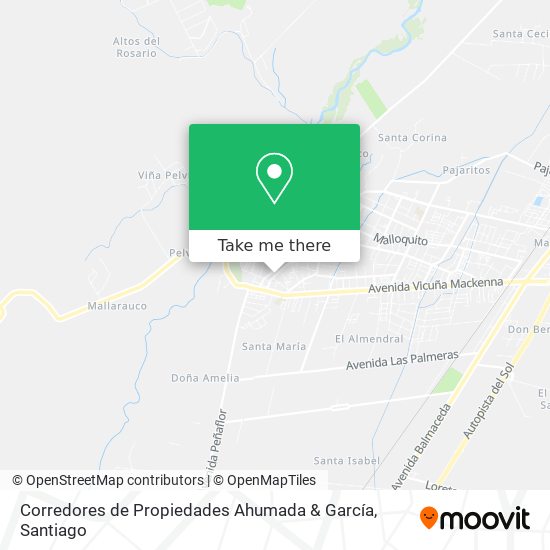 Corredores de Propiedades Ahumada & García map