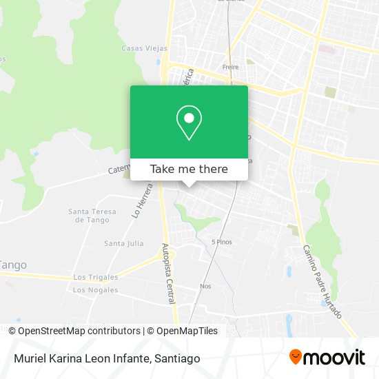 Muriel Karina Leon Infante map