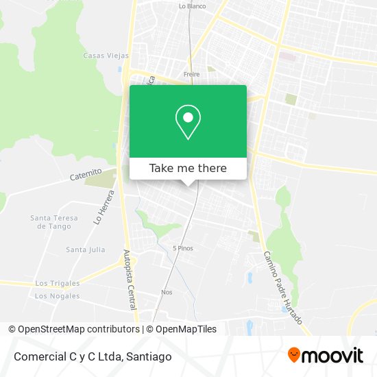 Comercial C y C Ltda map