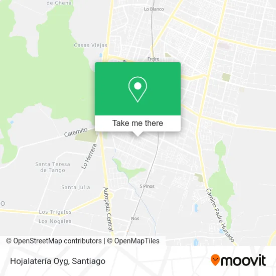 Hojalatería Oyg map