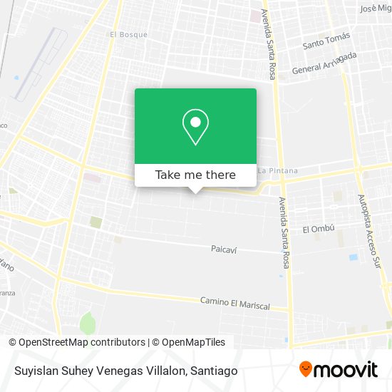Suyislan Suhey Venegas Villalon map