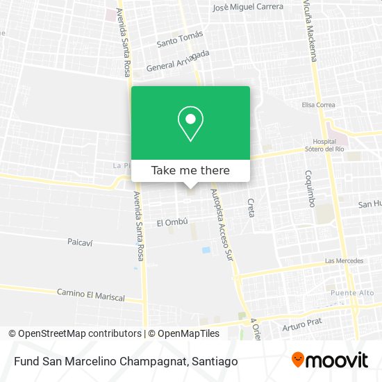 Fund San Marcelino Champagnat map