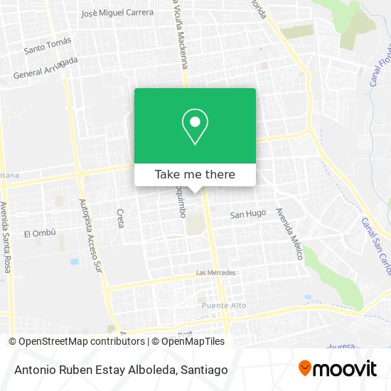 Antonio Ruben Estay Alboleda map