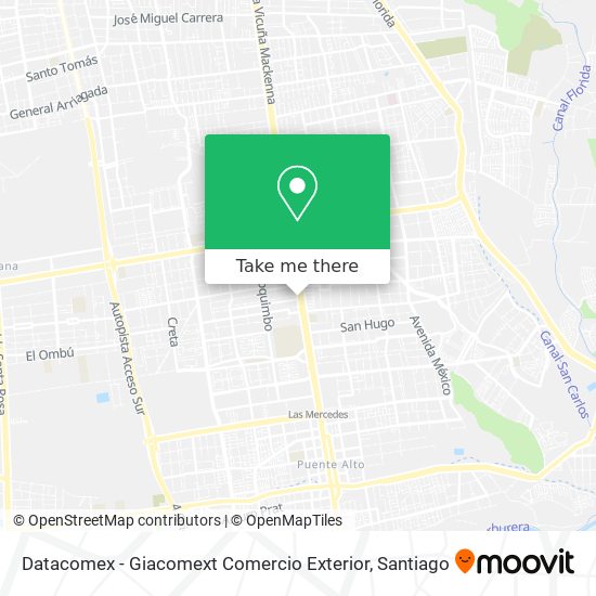 Datacomex - Giacomext Comercio Exterior map
