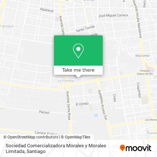 Sociedad Comercializadora Morales y Morales Limitada map