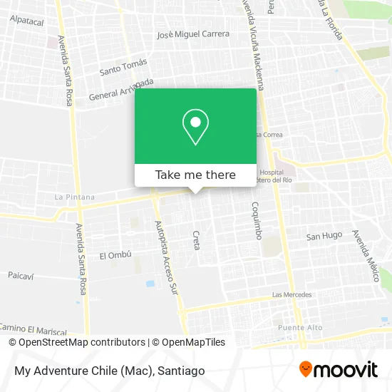 My Adventure Chile (Mac) map