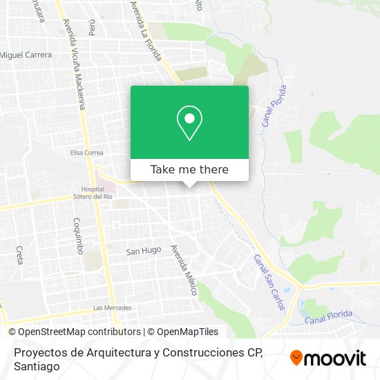 Proyectos de Arquitectura y Construcciones CP map