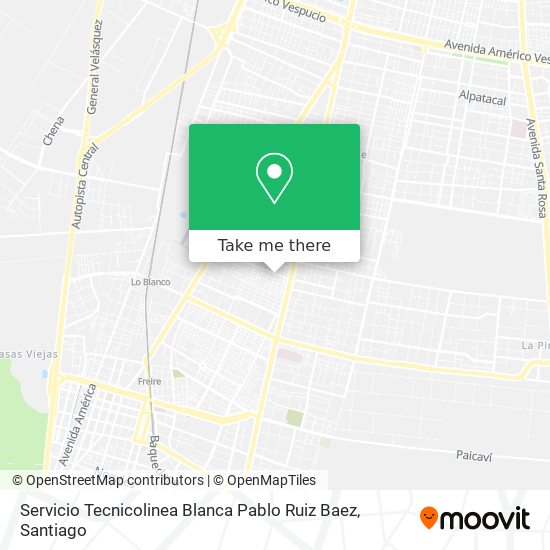 Servicio Tecnicolinea Blanca Pablo Ruiz Baez map