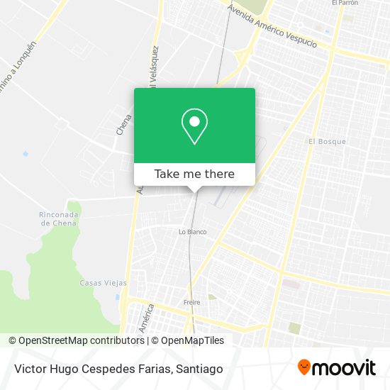 Victor Hugo Cespedes Farias map