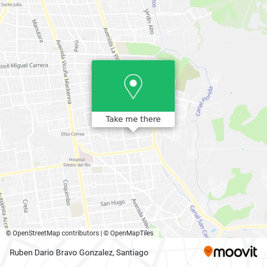 Ruben Dario Bravo Gonzalez map